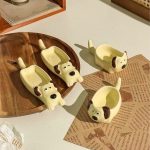 Puppy Shaped Mini Ceramic Dipping Dish