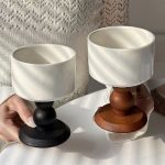Stemmed Ceramic Dessert Goblet