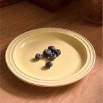 Cream Beige Minimalist Ceramic Dinner Plate