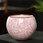 Modern Handle-less Ceramic Tea Cup