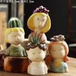 Artistic Ceramic Planter for Succulents