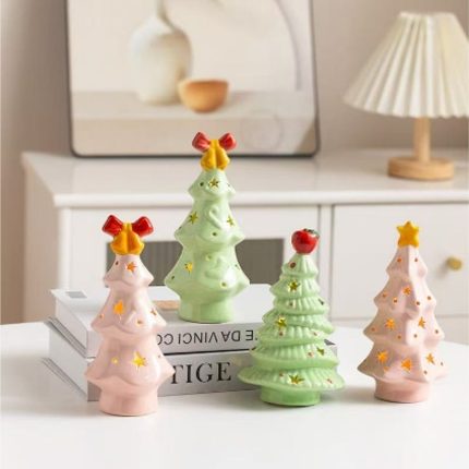 Holiday Ceramic Night Light Figurine