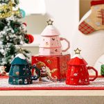 Christmas Print Ceramic Coffee Mug