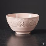 Strawberry Pink 4.5-Inch Ceramic Rice Bowl